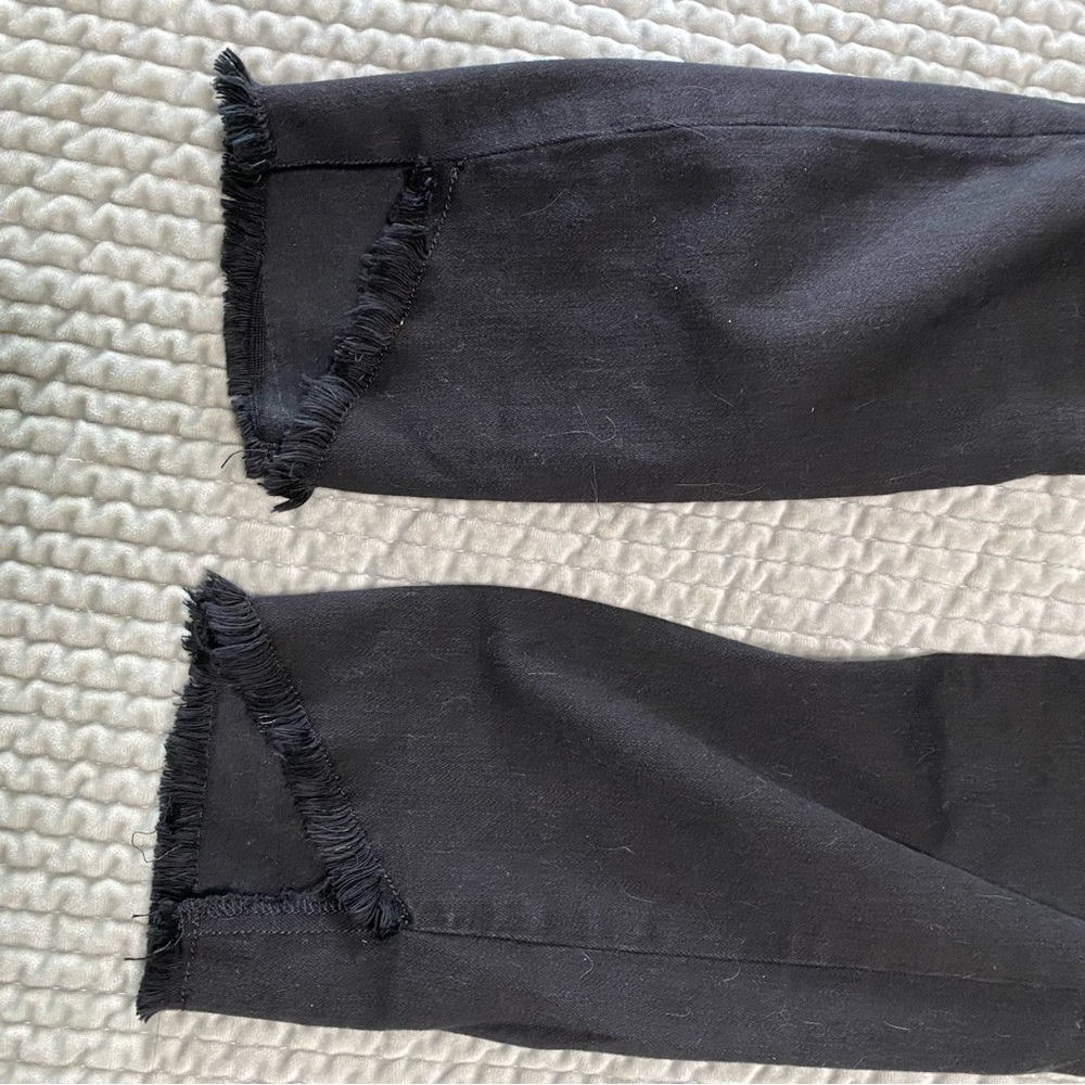 Seven 7 for All Mankind High Waist Ankle Gwenevere Black Denim Skinny Jeans 29 - Picture 4 of 13